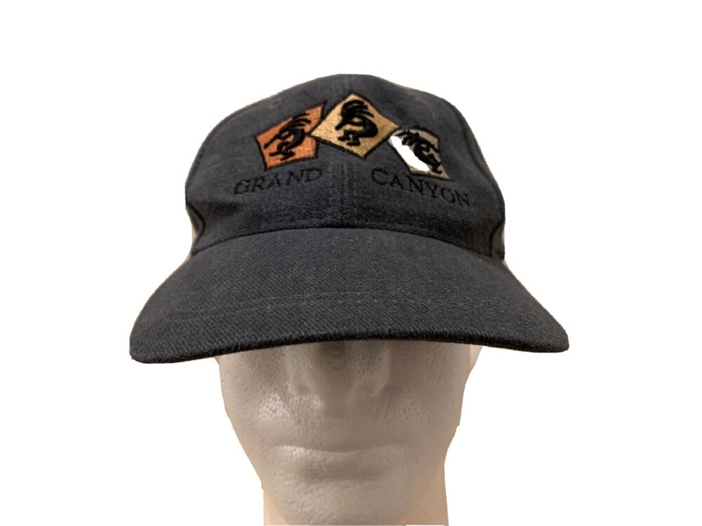 Grand Canyon Blue Adjustable Strapback Hat Fred Harvey Trading Company